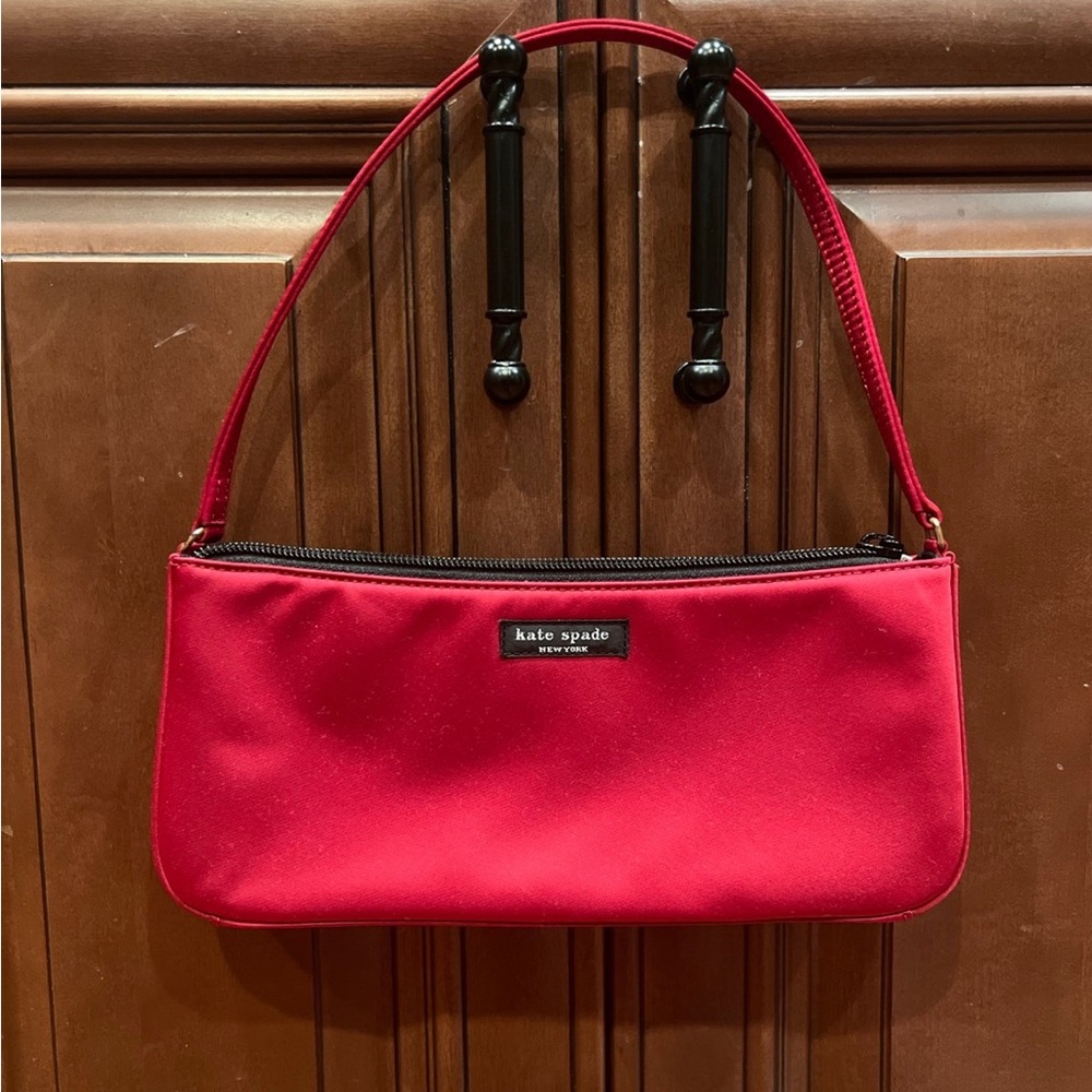 Vintage (early 2000s!) Kate Spade Cherry Red Shoulder Bag